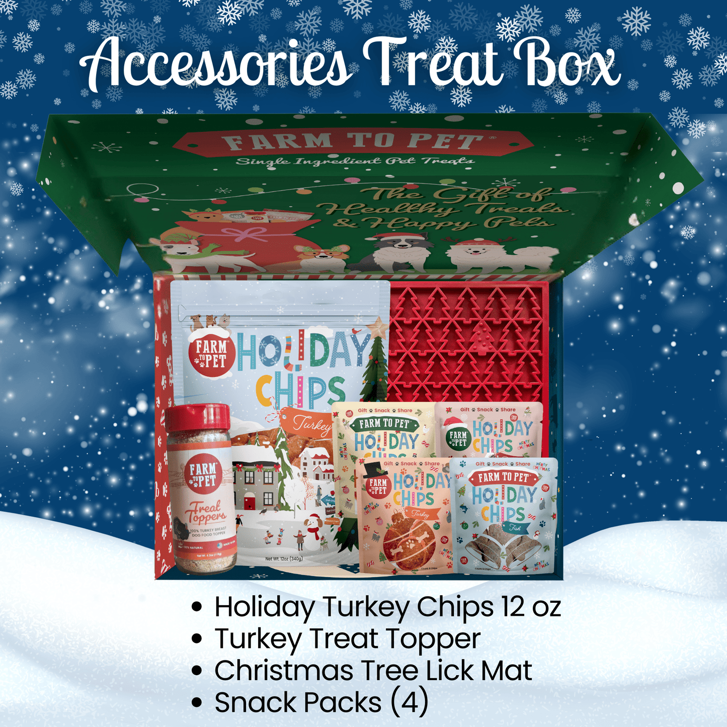 Seasons Treatings Dog Treats & Accessory Box