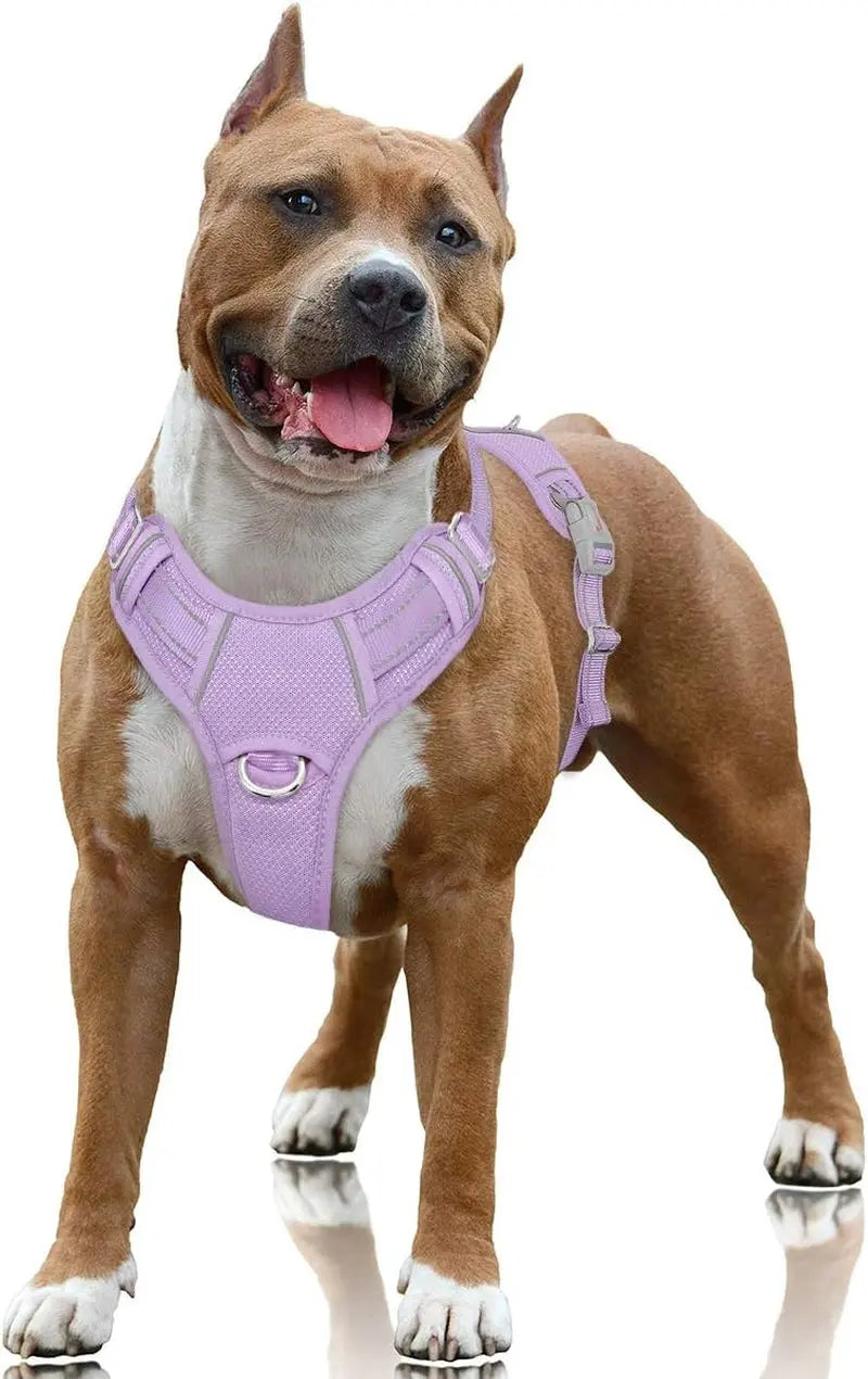 Reflective No-Pull Dog Harness, Adjustable Comfort for Training & Walking