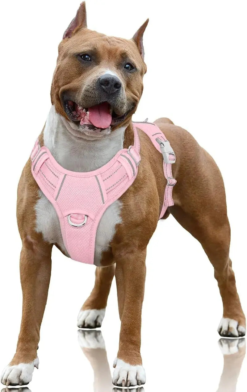 Reflective No-Pull Dog Harness, Adjustable Comfort for Training & Walking
