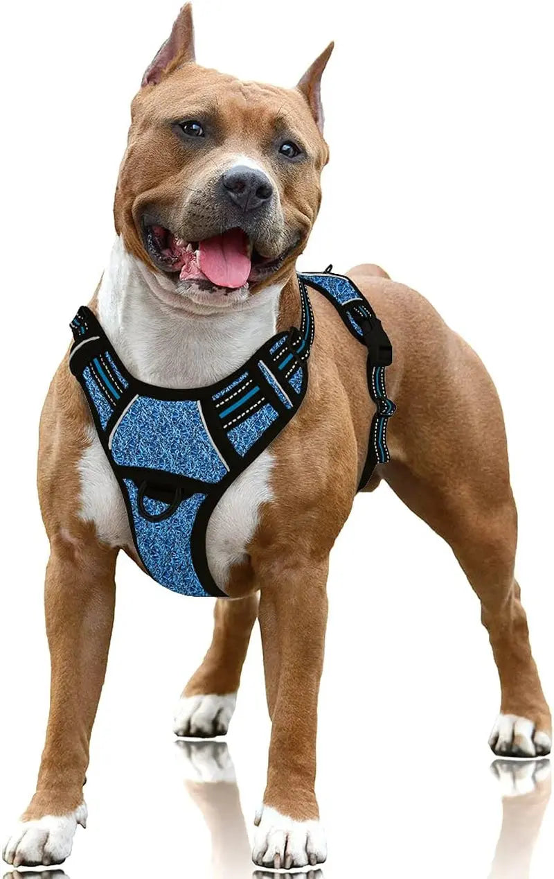 Reflective No-Pull Dog Harness, Adjustable Comfort for Training & Walking