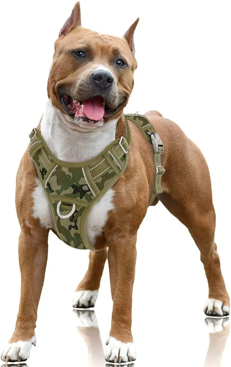 Reflective No-Pull Dog Harness, Adjustable Comfort for Training & Walking